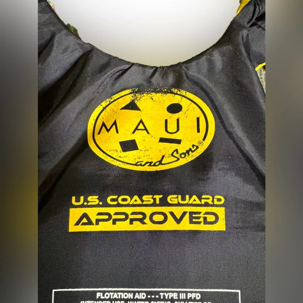 🌺Maui & Sons Fly Vest, Life Jacket, Preserver, Personal Flotation Device🌸🌺